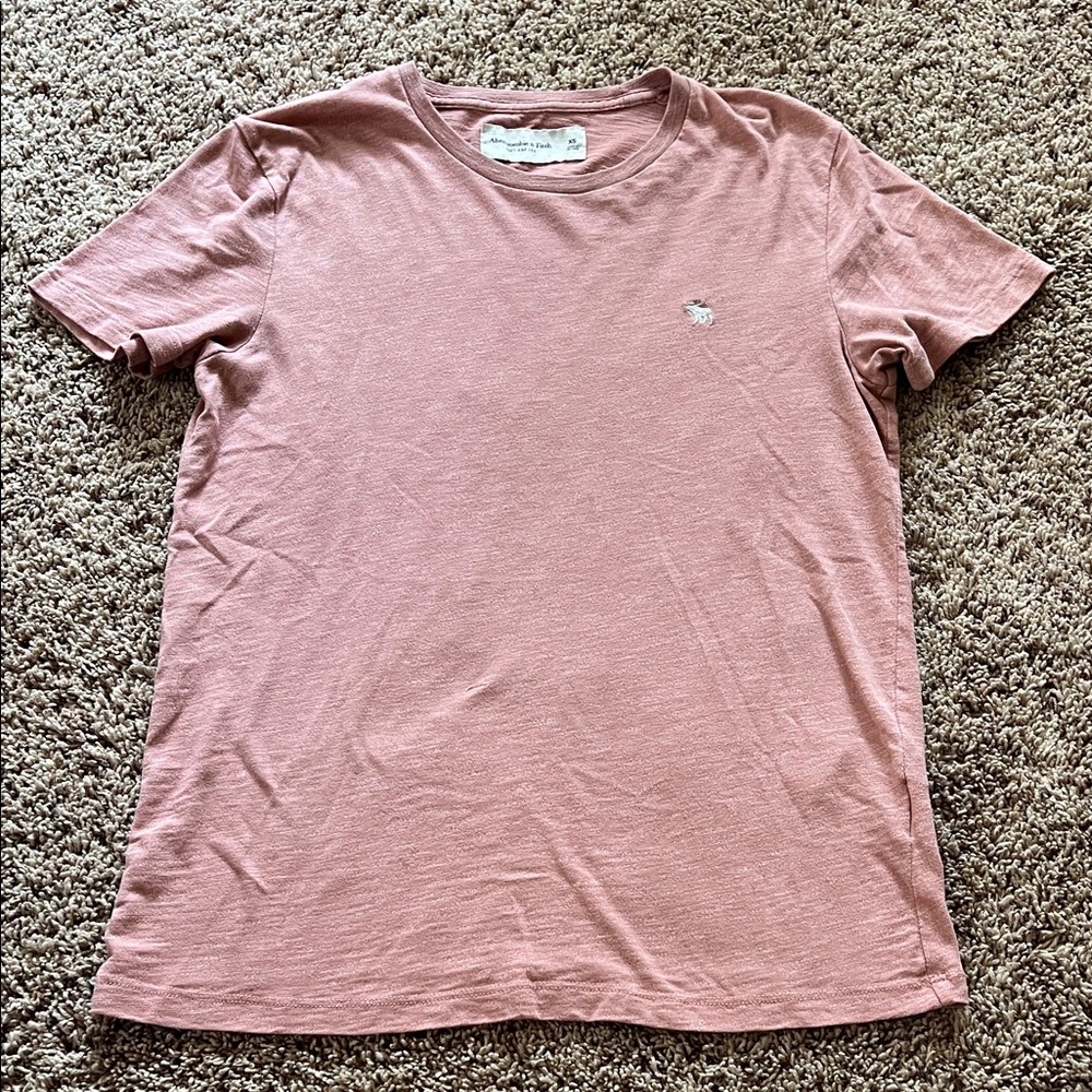 Abercrombie & Fitch Dusty Rose Short Sleeve Tee
